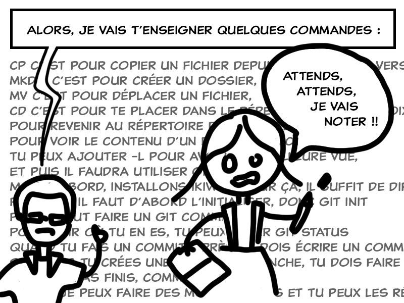 Enseignement des commandes Bash.